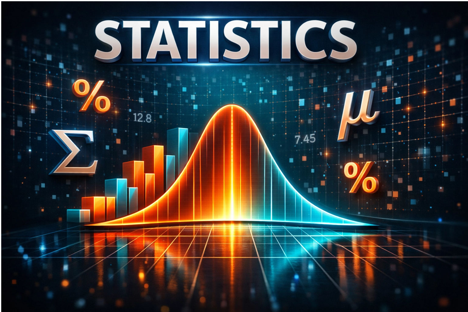 بنك اسئلة مادة الاحصاء الصف الثالث الثانوي علي مقرر الترم الاول كامل