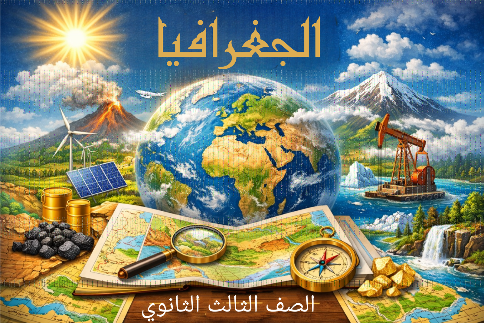 الأسئلة الشامل – الجغرافيا | الصف الثالث الثانوي 2026