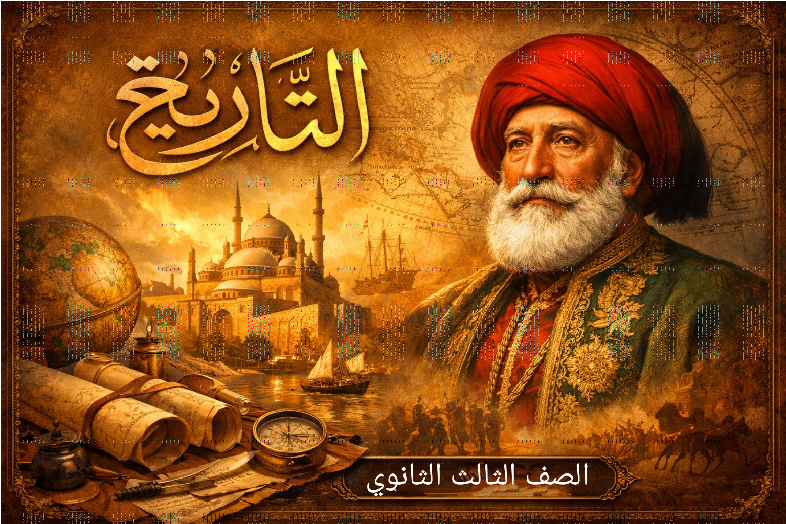 الأسئلة الشامل – التاريخ | الصف الثالث الثانوي 2026