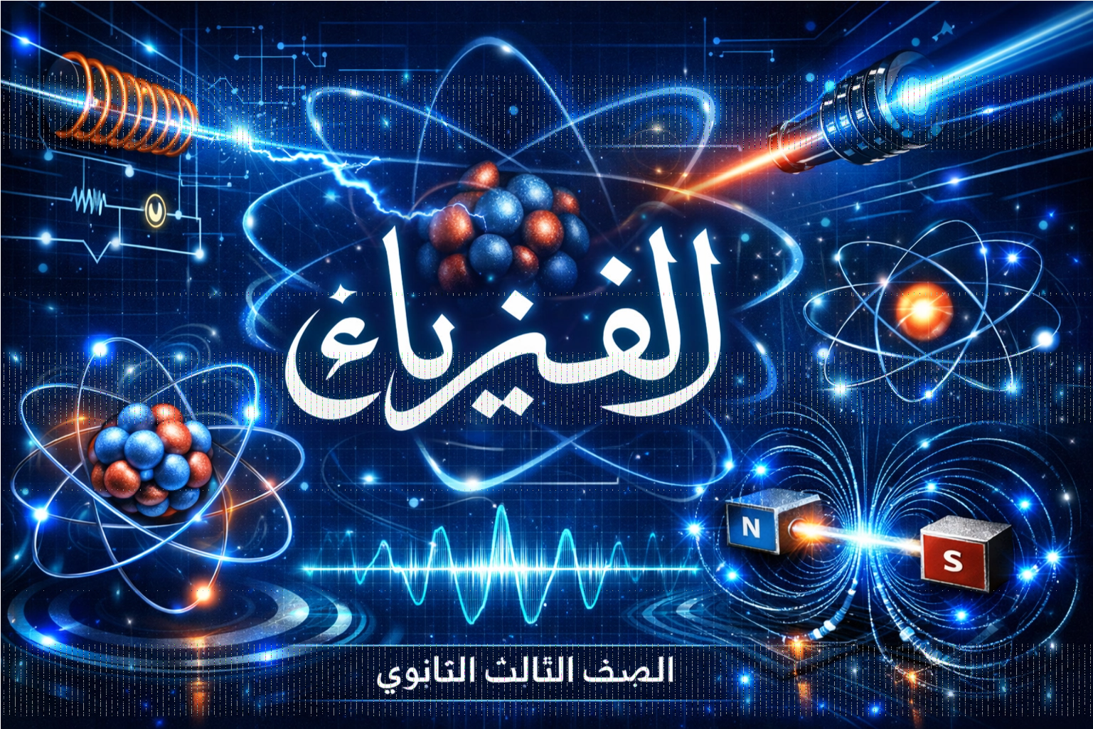 💡 بنك أسئلة الفيزياء الشامل – الصف الثالث الثانوي 2026 💡