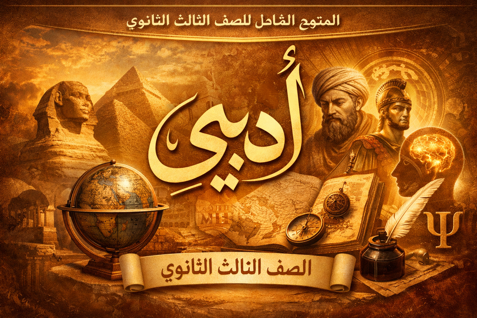 🎓 بنك امتحانات الثانوية العامة 2026 – ادبي